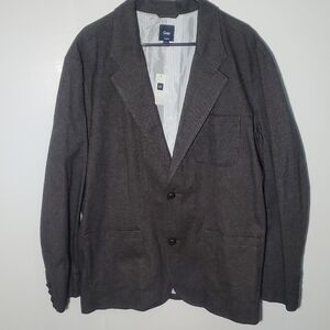 NWT GAP Sport Coat Men’s Sz XXL 100% Cotton Brown Men's Blazer